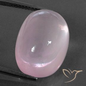 19.62ct 天然 泡泡糖粉色 芙蓉石, 椭圆形, 透明
