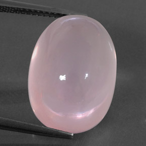 19.79克拉天然粉色粉晶，透明，18×13.1毫米，透明/半透明