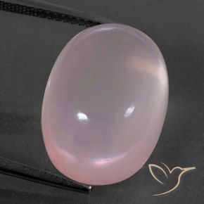 18.97ct 天然 浅淡粉色 芙蓉石, 椭圆形, 透明/半透明