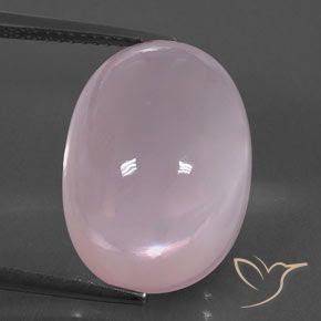 19.02ct 天然 Light Pink  芙蓉石, 椭圆形, 透明