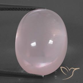 24.14ct 天然 Light Pink  芙蓉石, 椭圆形, 透明