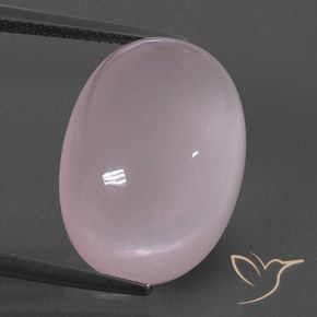 17.36ct 天然 浅淡粉色 芙蓉石, 椭圆形, 透明/半透明