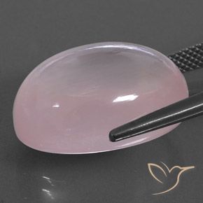 24.85克拉天然芙蓉石，椭圆形，透明