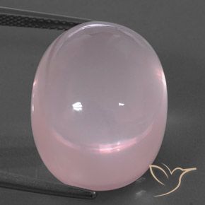 28.99ct 天然 玫瑰粉色 芙蓉石, 椭圆形, 透明