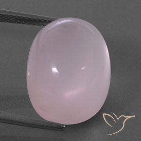22.11ct 天然 泡泡糖粉色 芙蓉石, 椭圆形, 透明/半透明