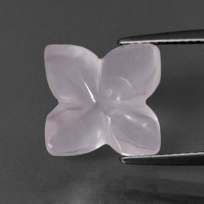 5.00克拉天然粉色粉晶，透明，11.7×11.3毫米，透明/半透明