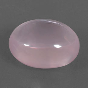 21.94克拉天然粉色粉晶，椭圆形切割，19.5×15.2毫米，透明