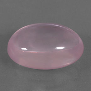 19.69克拉天然粉色粉晶，椭圆形切割，20.3×13.8毫米，透明
