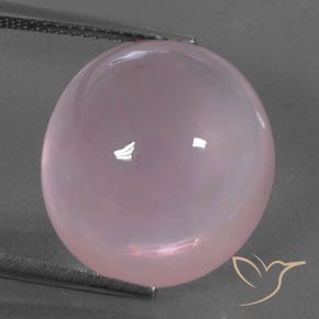 18.94ct 天然 玫瑰粉色 芙蓉石, 椭圆形, 透明