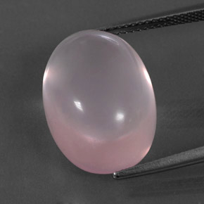 18.12克拉天然芙蓉石，椭圆形切割，透明