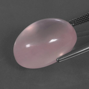 18.12克拉天然芙蓉石，椭圆形切割，透明
