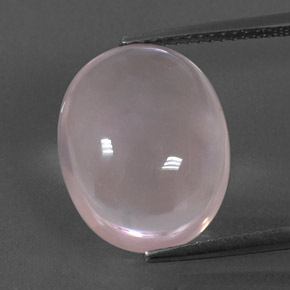 9.15克拉天然粉色粉晶，椭圆形切割，15.6×12.7毫米，透明