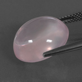 12.54克拉天然芙蓉石，椭圆形切割，透明