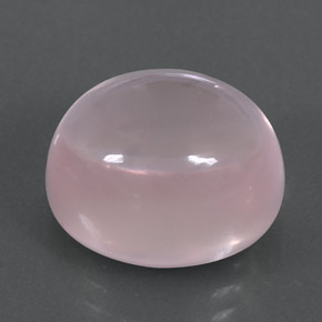12.25克拉天然粉色粉晶，椭圆形切割，14.2×12.2毫米，透明