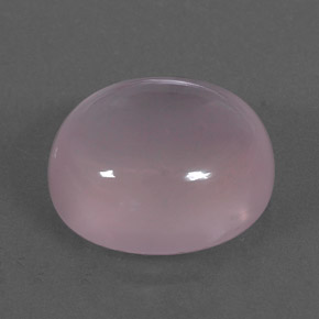 9.83克拉天然粉色粉晶，椭圆形切割，14.2×12.1毫米，透明