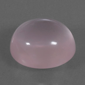 10.24克拉天然粉色粉晶，椭圆形切割，14.1×12毫米，透明