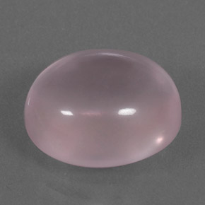 9.42克拉天然粉色粉晶，椭圆形切割，14.2×12.2毫米，透明
