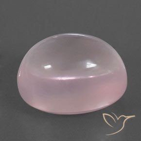 20.78克拉天然粉色粉晶，椭圆形切割，18.2×13.3毫米，透明