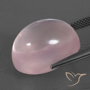 20.78克拉天然粉色粉晶，椭圆形切割，18.2×13.3毫米，透明