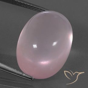 19.79ct 天然 浅粉色 芙蓉石, 椭圆形, 透明