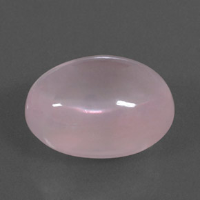 16.81克拉天然粉色粉晶，椭圆形切割，18.3×13.2毫米，透明