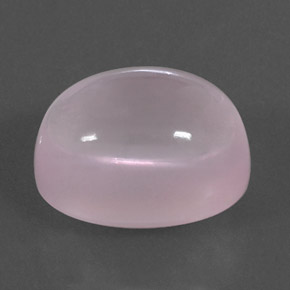 21.33克拉天然粉色粉晶，椭圆形切割，18.2×13.1毫米，透明
