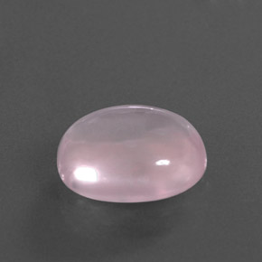4.95克拉天然粉色粉晶，椭圆形切割，12.3×10.1毫米，透明