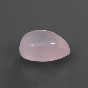 5.91克拉天然粉色粉晶，梨形，13.4×9.2毫米，透明