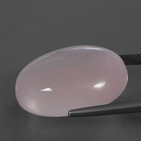 57.21克拉天然芙蓉石，椭圆形切割，透明