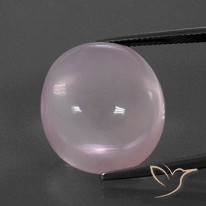 34.11ct 天然 浅粉色 芙蓉石, 椭圆形, 透明