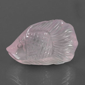 23.80克拉天然粉色粉晶，异形，26.3×17.4毫米，透明