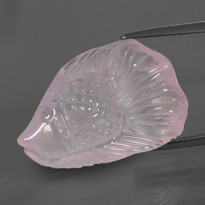 23.80克拉天然粉色粉晶，异形，26.3×17.4毫米，透明