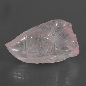20.56克拉天然粉色粉晶，异形，26.8×16.7毫米，透明