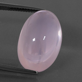 20.97克拉天然粉色粉晶，椭圆形切割，19.9×13.2毫米，透明