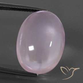18.23ct 天然 浅粉色 芙蓉石, 椭圆形, 透明