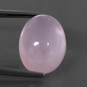18.40克拉天然粉色粉晶，椭圆形切割，18.6×13.7毫米，透明