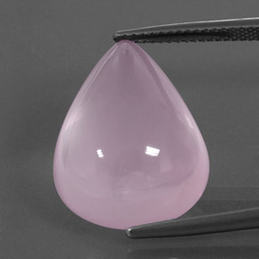 18.99克拉天然粉色粉晶，透明，20.7×15.4毫米，透明/半透明