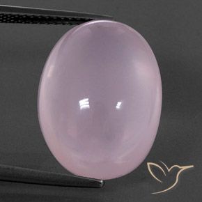 17.12ct 天然 浅粉色 芙蓉石, 椭圆形, 透明/半透明