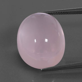 29.89克拉天然粉色粉晶，透明，20.5×17毫米，透明/半透明
