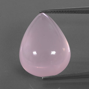 23.16克拉天然粉色粉晶，透明，21.6×15.9毫米，透明/半透明