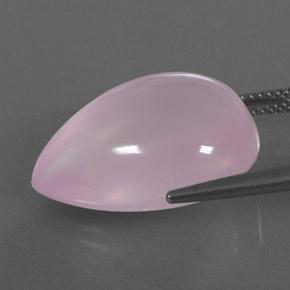 23.16克拉天然粉色粉晶，透明，21.6×15.9毫米，透明/半透明