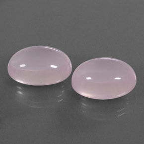 34.00天然粉色粉晶，透明，18.6×13.6毫米，透明/半透明