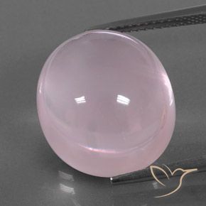 18.33ct 天然 泡泡糖粉色 芙蓉石, 椭圆形, 透明/半透明