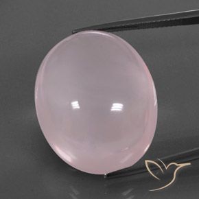47.13ct 天然 浅粉色 芙蓉石, 椭圆形, 透明/半透明