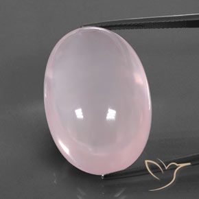 51.74ct 天然 泡泡糖粉色 芙蓉石, 椭圆形, 透明/半透明
