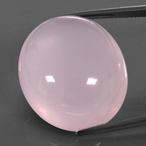 50.20克拉天然粉色粉晶，透明，26.1×22.7毫米，透明/半透明