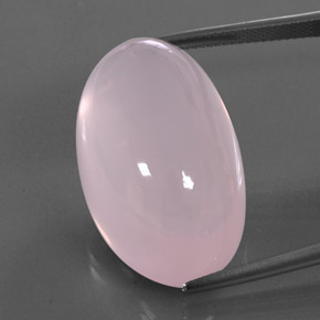 45.32克拉天然粉色粉晶，透明，27.8×16.7毫米，透明/半透明