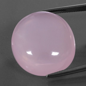 37.53克拉天然粉色粉晶，透明，24.8×22毫米，透明/半透明