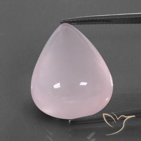 31.11克拉天然粉色粉晶，透明，24.3×18.6毫米，透明/半透明