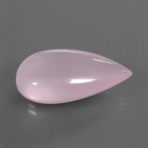 30.86克拉天然粉色粉晶，透明，28.4×17毫米，透明/半透明